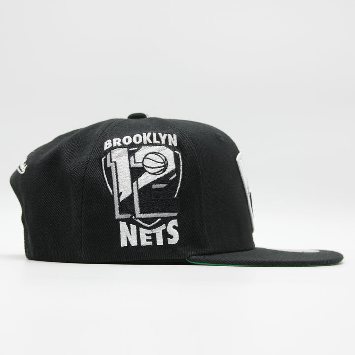 Mitchell & Ness NBA Side Jam B Nets black - Shop-Tetuan