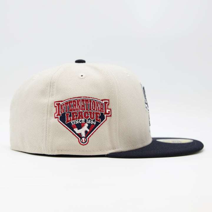 New Era Fourth of July 2024 59Fifty B Bisons stone/navy