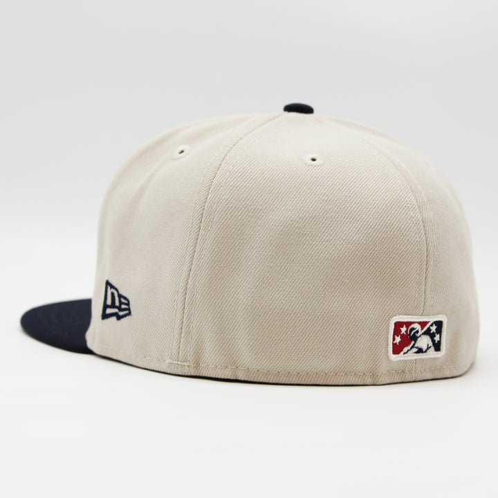 New Era Fourth of July 2024 59Fifty B Bisons stone/navy