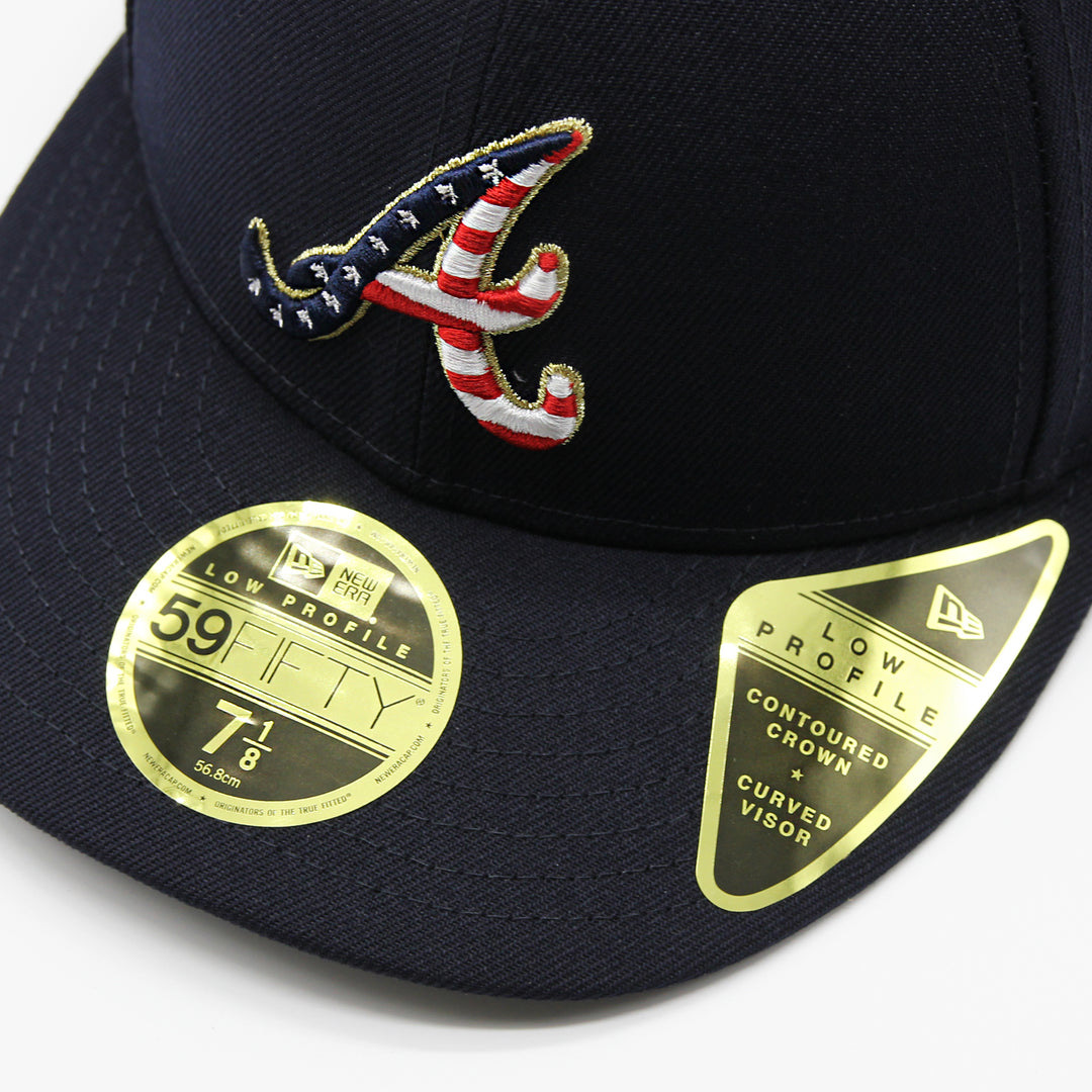 New Era Independence Day 2023 59Fifty Low Profile A Braves navy - Shop-Tetuan