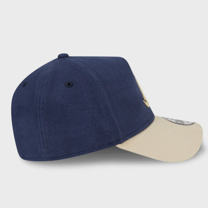 New Era Moleskin Crown 9Forty A-Frame A Braves navy/beige