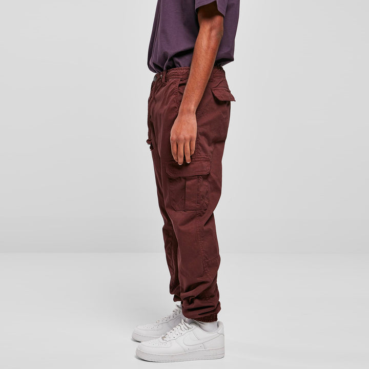 Urban Classics Cargo Jogging pants cherry - Shop-Tetuan