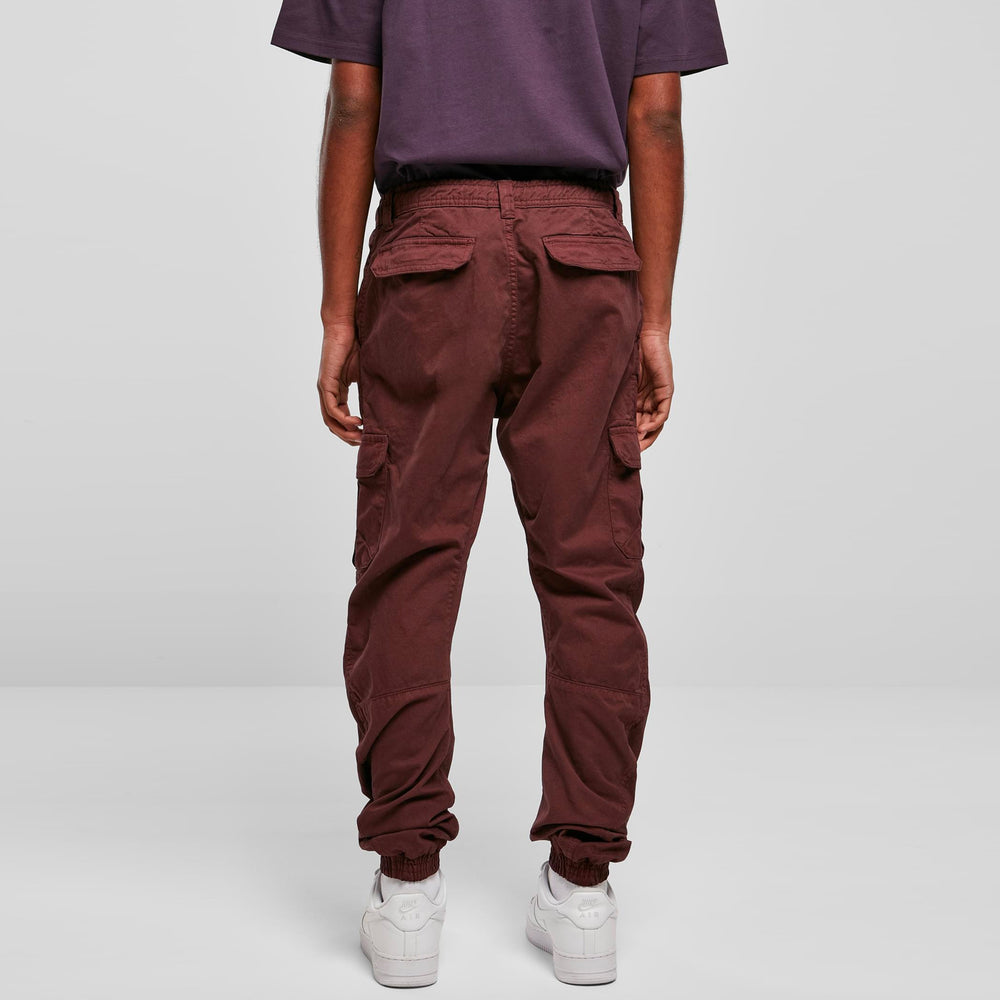 Urban Classics Cargo Jogging pants cherry - Shop-Tetuan