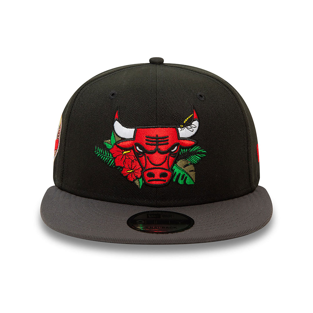 New Era NBA Floral Black 9Fifty C Bulls black - Shop-Tetuan