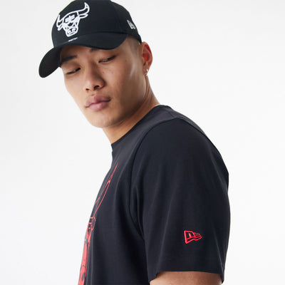 New Era NBA Logo Graphic tee C Bulls black