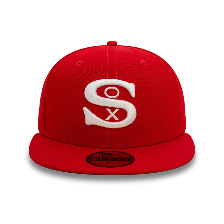 New Era MLB Cooperstown Alternative 59Fifty C White Sox red - Shop-Tetuan