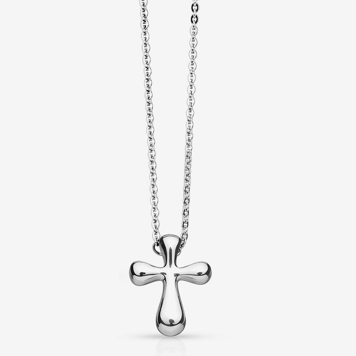 Cross Stainless Steel Pendant with Chain Necklace