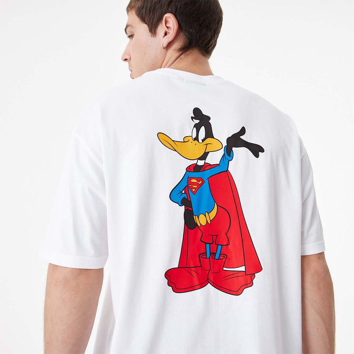 New Era Superhero Character Daffy Duck Oversized tee white - Shop-Tetuan