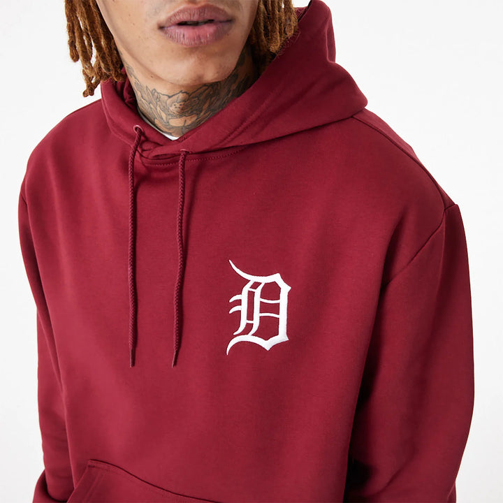 New Era League Essential Oversized hoody D Tigers dark red - Shop-Tetuan