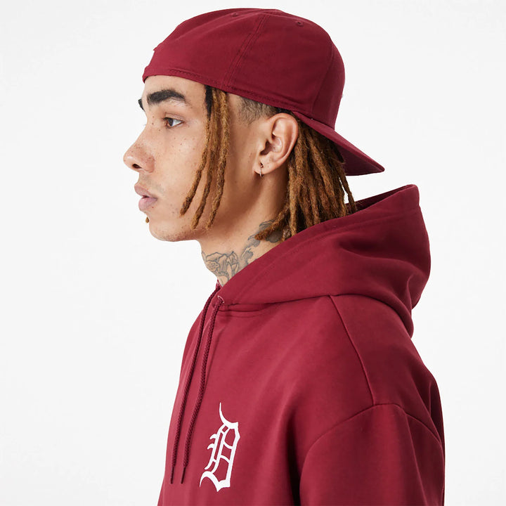 New Era League Essential Oversized hoody D Tigers dark red - Shop-Tetuan