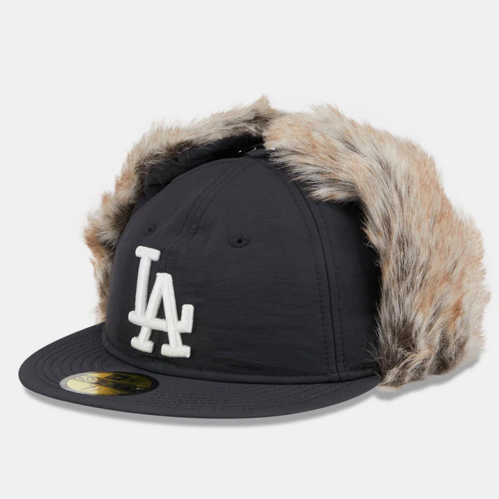 New Era Winter DogEar Retro Crown 59Fifty LA Dodgers black