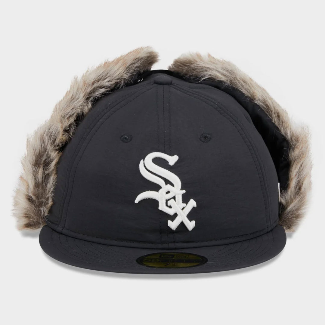 New Era Winter DogEar Retro Crown 59Fifty C White Sox black