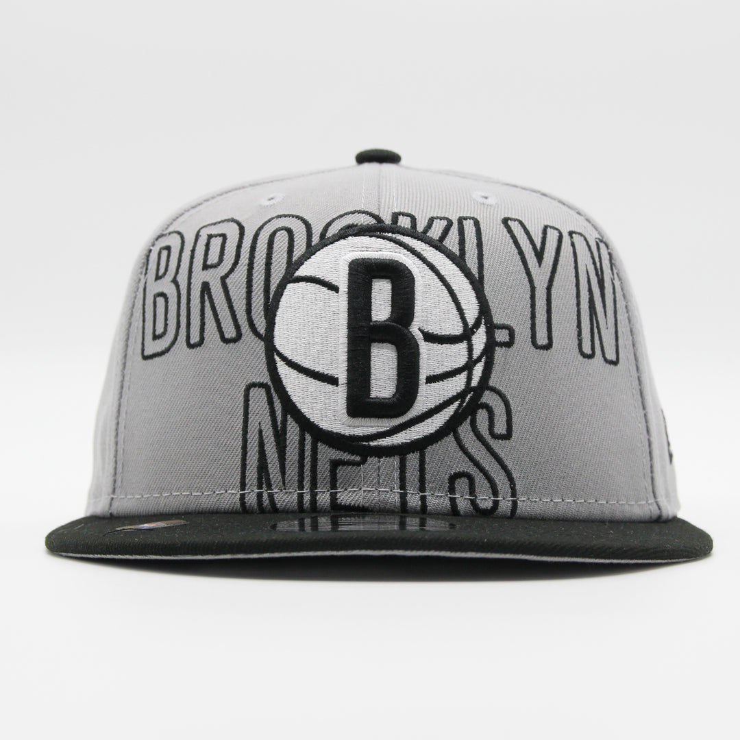 New Era NBA Draft 2023 9Fifty B Nets grey/black - Shop-Tetuan