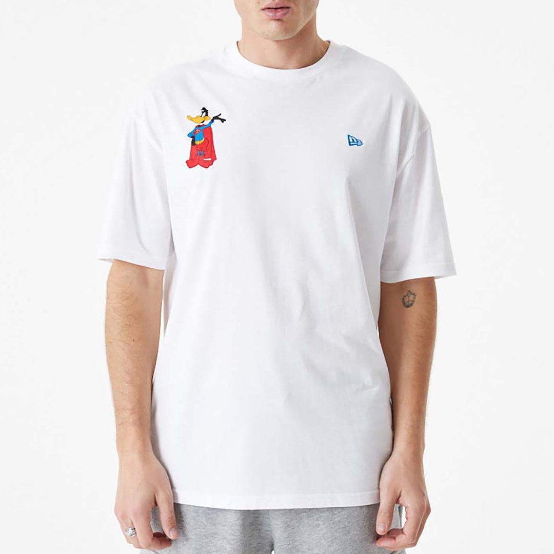 New Era Superhero Character Daffy Duck Oversized tee white - Shop-Tetuan