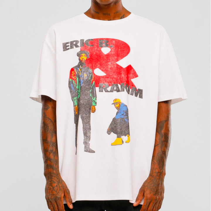 Mister Eric B & Rakim Sweat the Technique Oversize Tee white - Shop-Tetuan