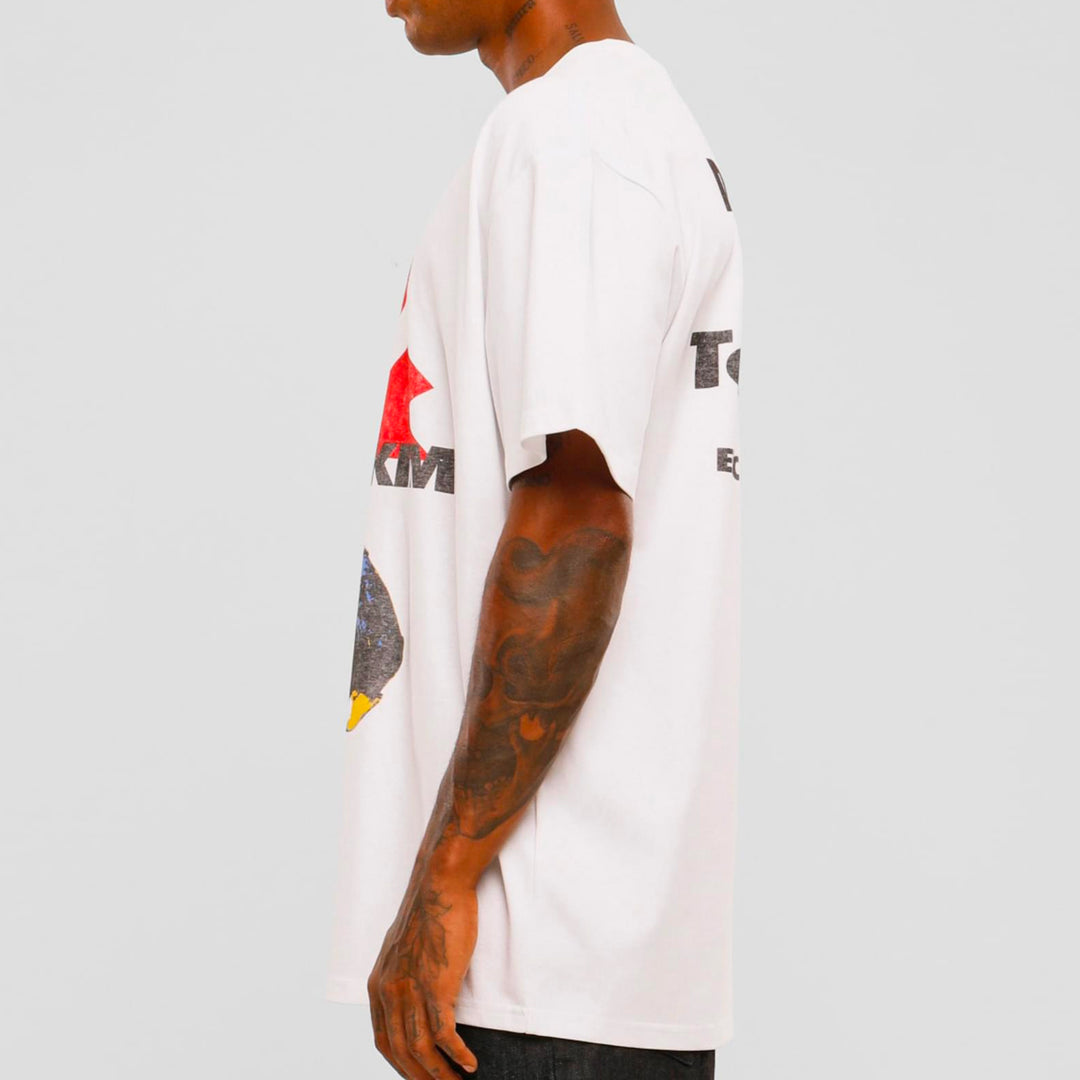 Mister Eric B & Rakim Sweat the Technique Oversize Tee white - Shop-Tetuan