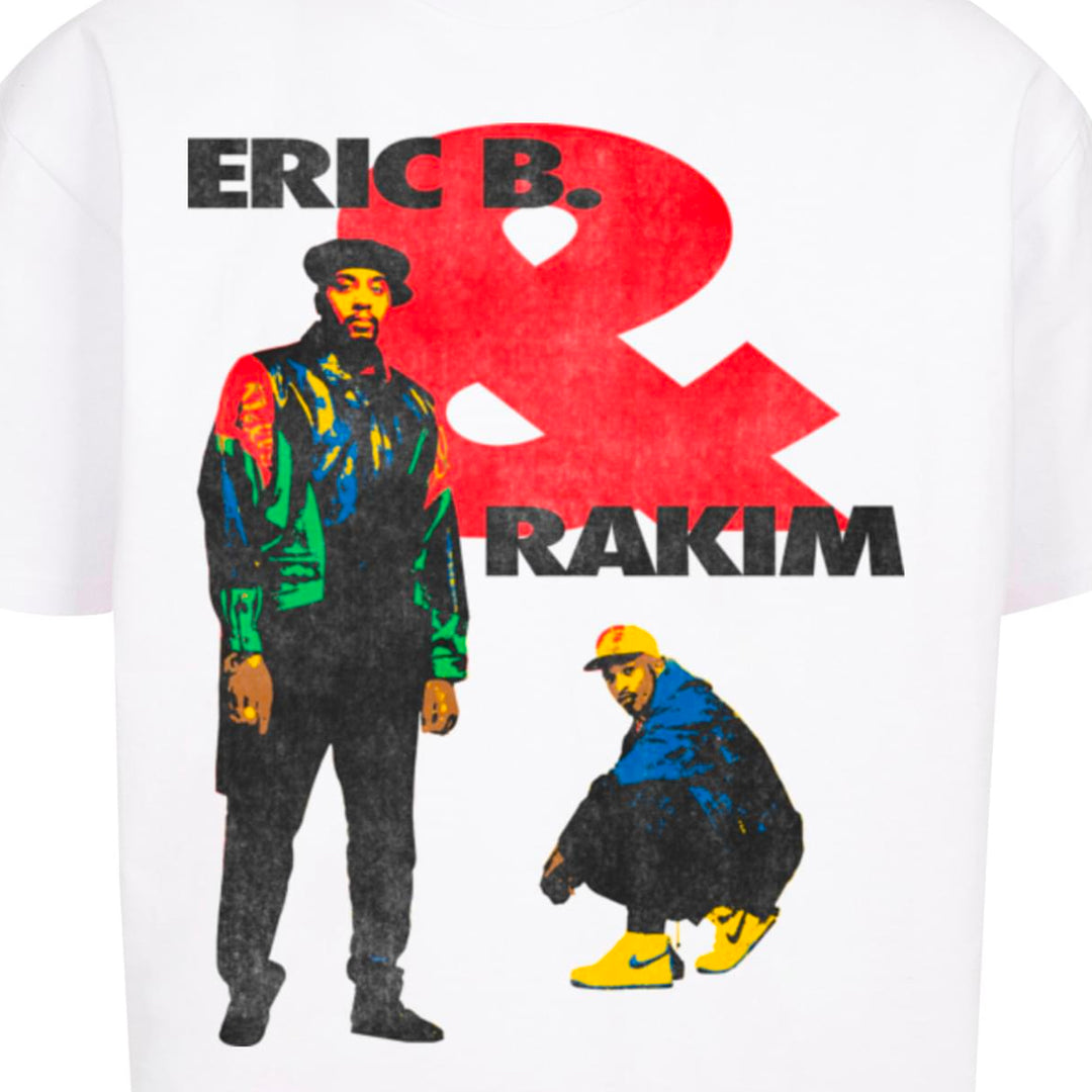 Mister Eric B & Rakim Sweat the Technique Oversize Tee white - Shop-Tetuan