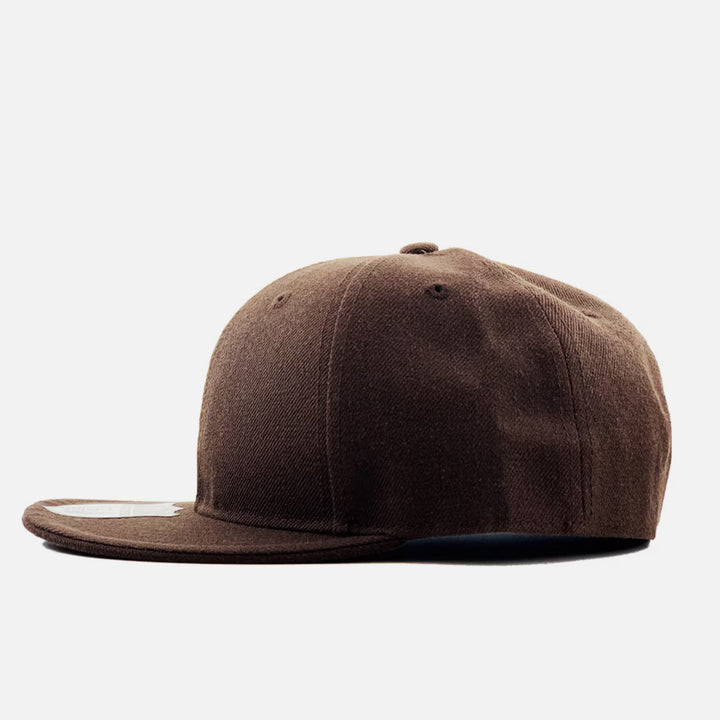 KB Ethos Fitted Flat Brim cap brown