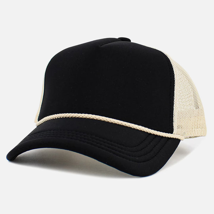 KB Ethos Premium Foam Trucker Hat blk/stn