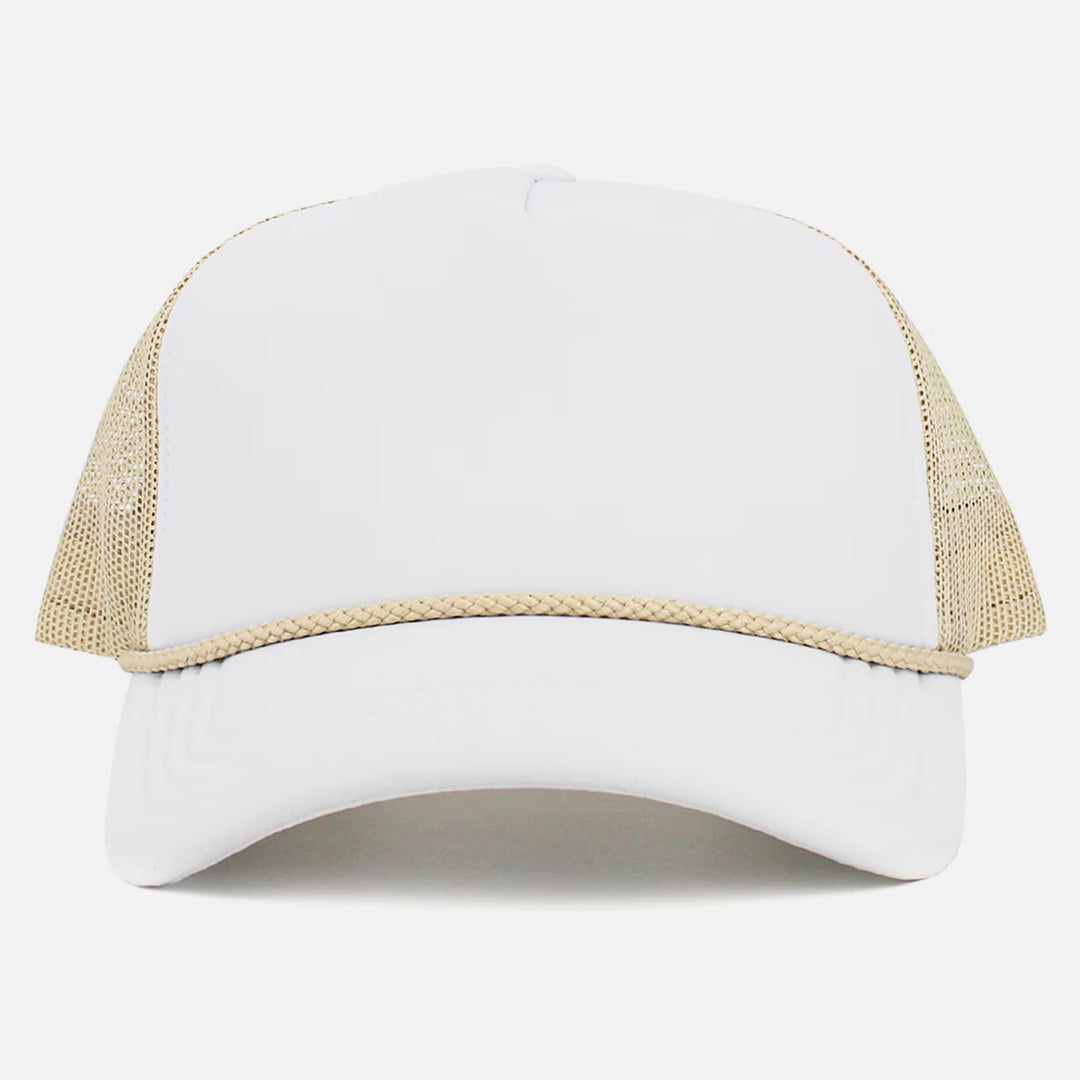 KB Ethos Premium Foam Trucker Hat wht/stn