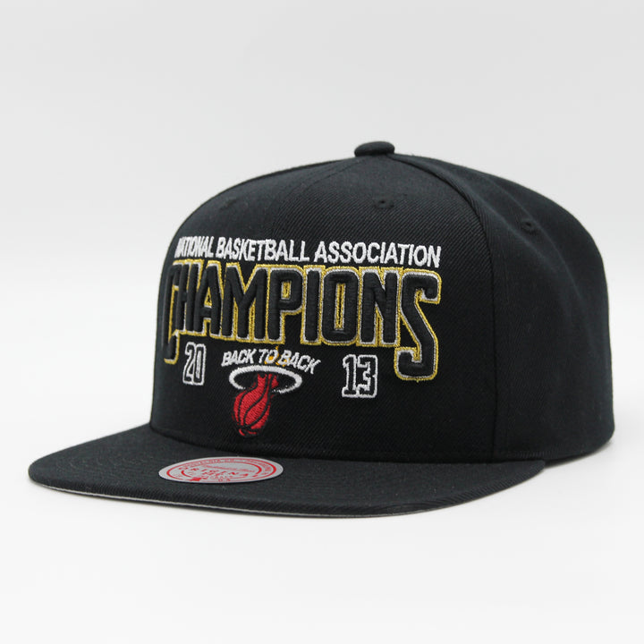 Mitchell & Ness NBA Champs snapback HWC M Heat black - Shop-Tetuan