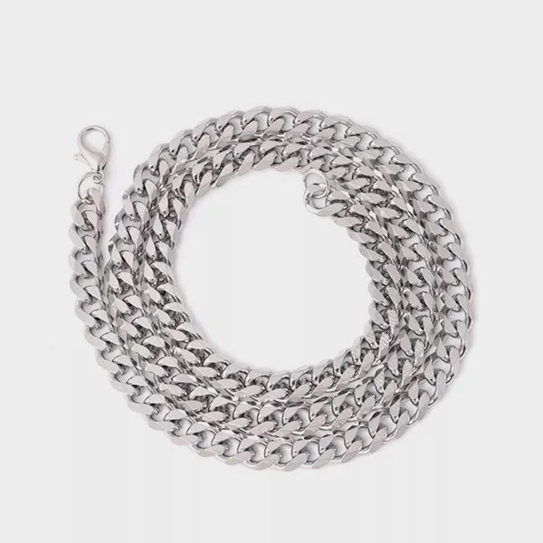 Hexagon Basic Necklace 22inch x 6mm Steel