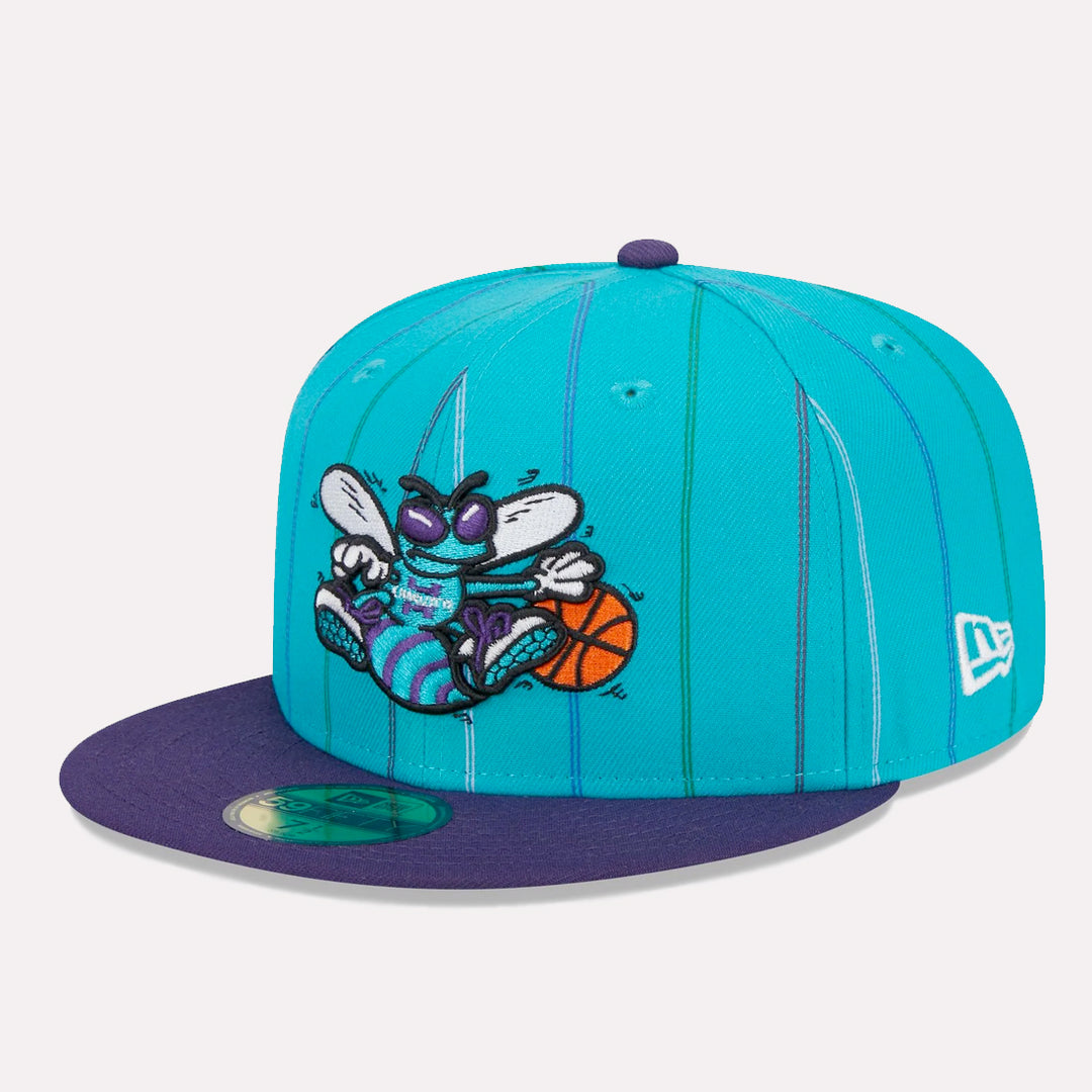 New Era Classic Edition Blue Striped 59Fifty C Hornets blue/purple - Shop-Tetuan