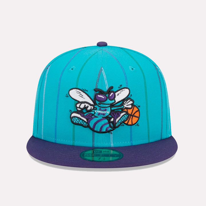 New Era Classic Edition Blue Striped 59Fifty C Hornets blue/purple - Shop-Tetuan