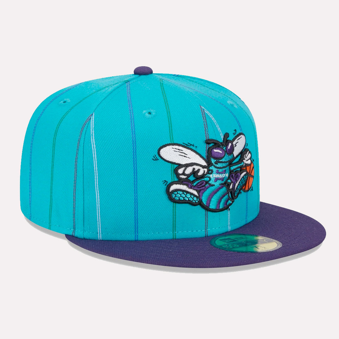 New Era Classic Edition Blue Striped 59Fifty C Hornets blue/purple - Shop-Tetuan