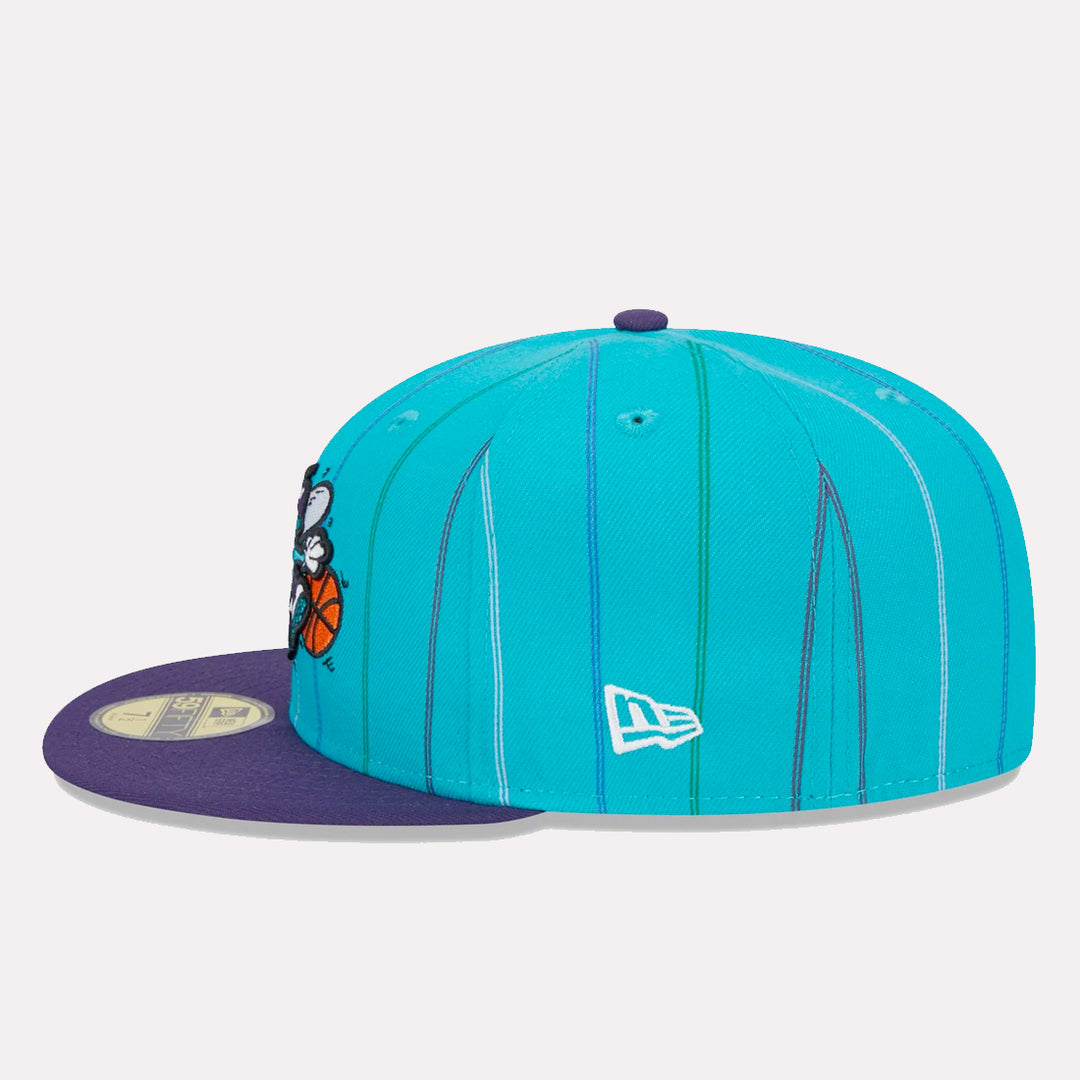 New Era Classic Edition Blue Striped 59Fifty C Hornets blue/purple - Shop-Tetuan