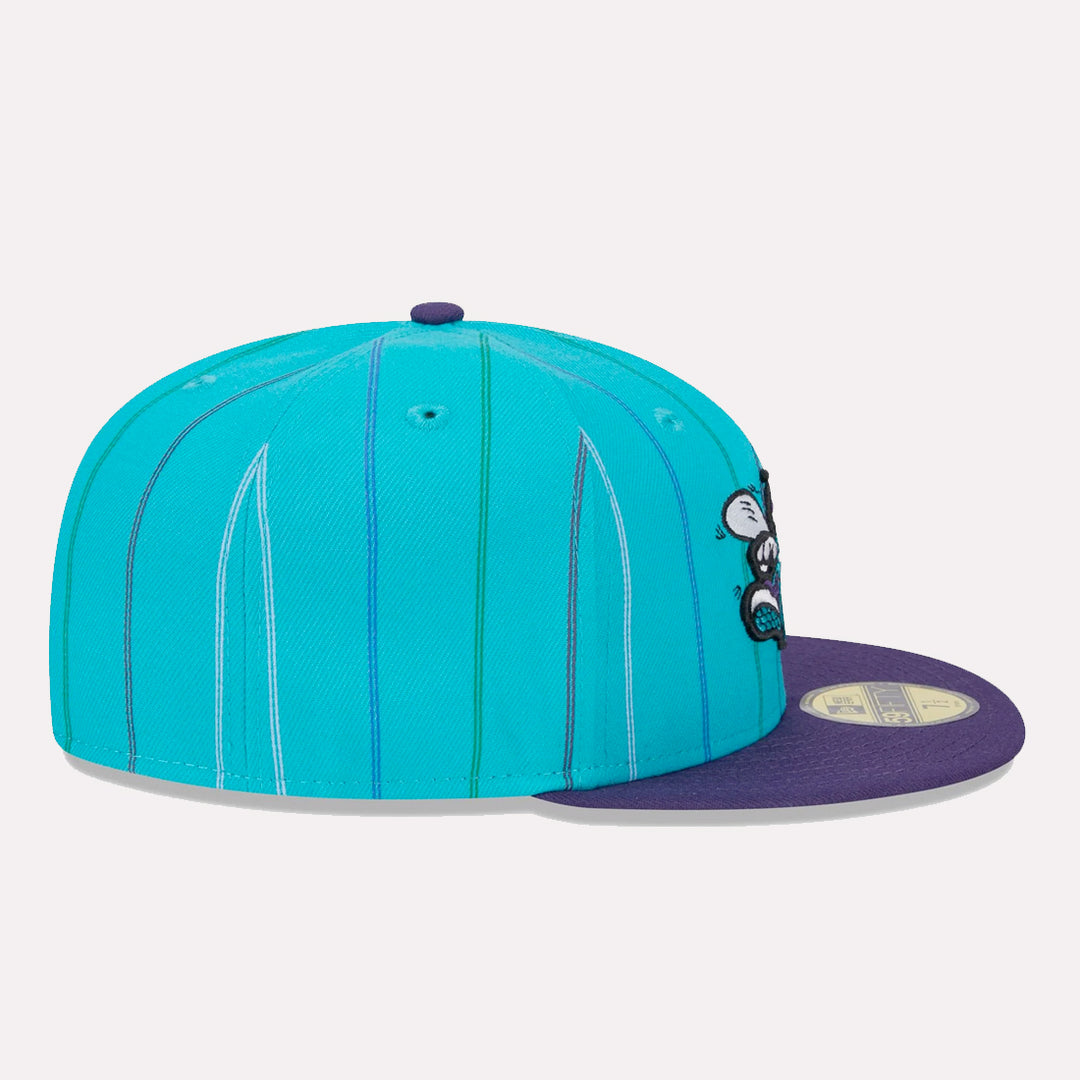 New Era Classic Edition Blue Striped 59Fifty C Hornets blue/purple - Shop-Tetuan