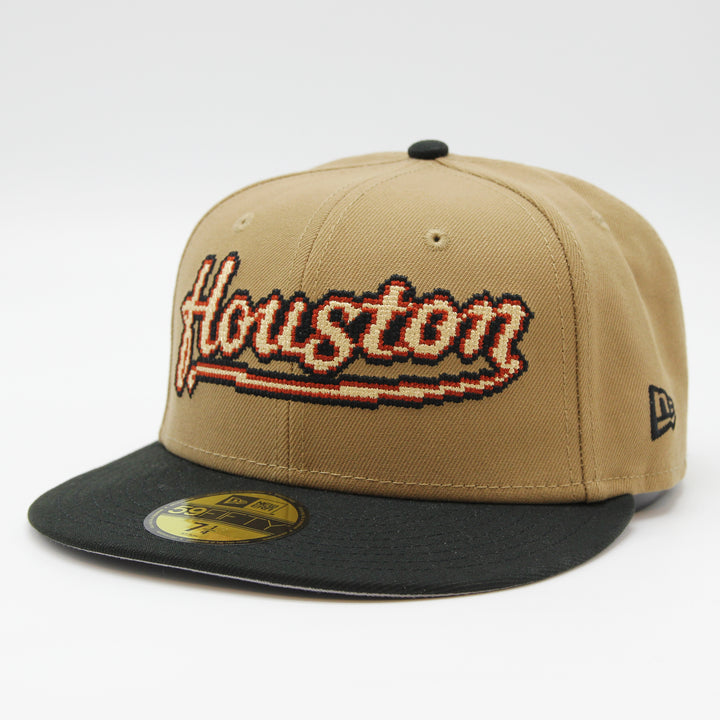 New Era Classic 8-Bit Wordmark 59Fifty H Astros khaki/black