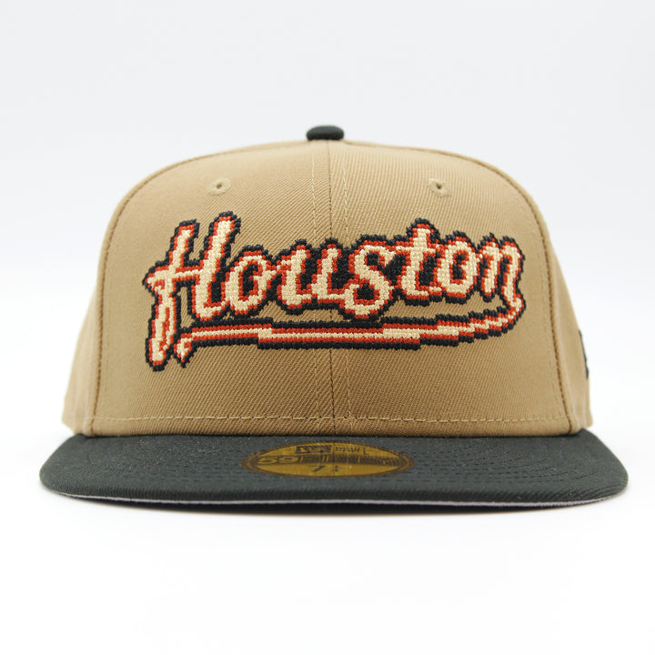 New Era Classic 8-Bit Wordmark 59Fifty H Astros khaki/black