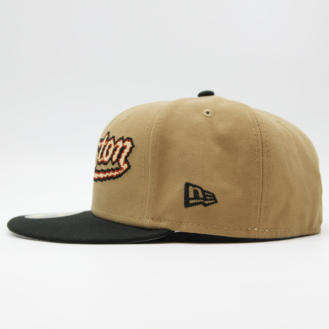 New Era Classic 8-Bit Wordmark 59Fifty H Astros khaki/black