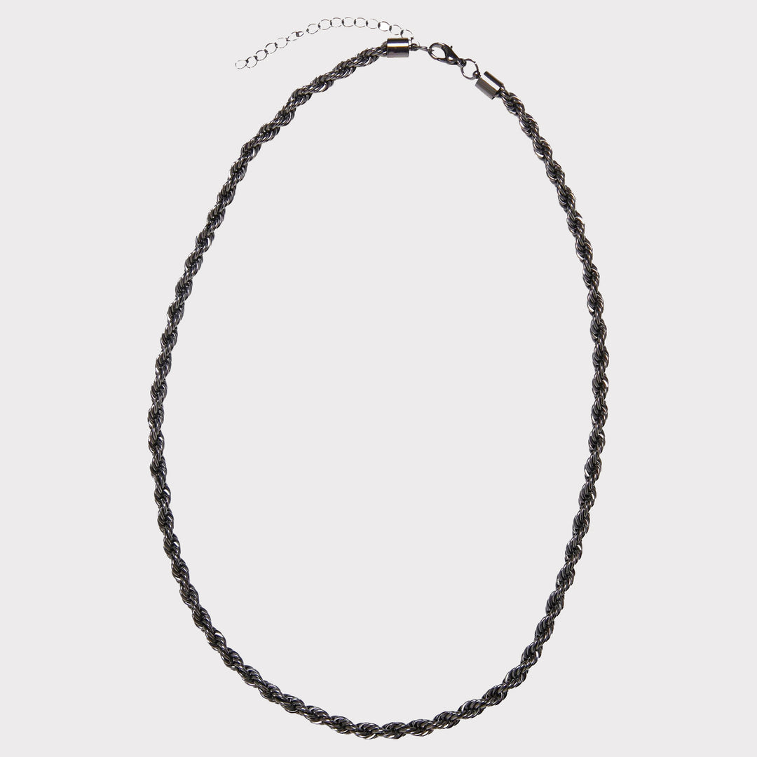 Urban Classics Charon Intertwine necklace gunmetal - Shop-Tetuan