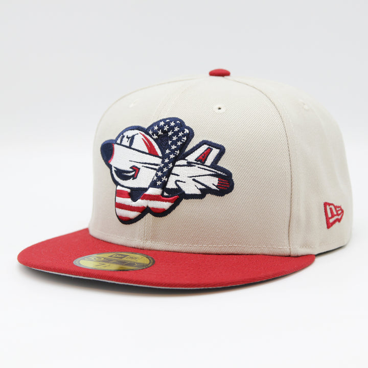 New Era Fourth of July 2024 59Fifty A IronBirds stone/red