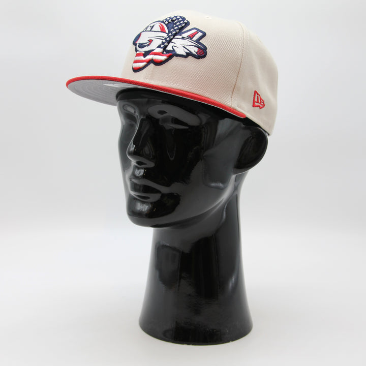 New Era Fourth of July 2024 59Fifty A IronBirds stone/red