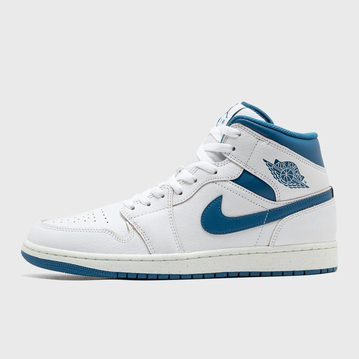 Air Jordan 1 Mid SE white/industrial blue-sail