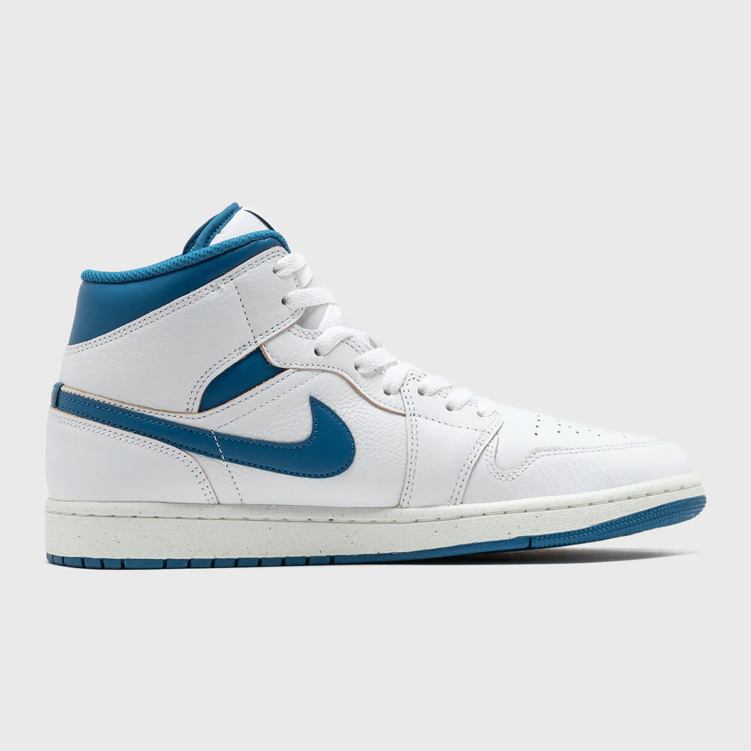 Air Jordan 1 Mid SE white/industrial blue-sail