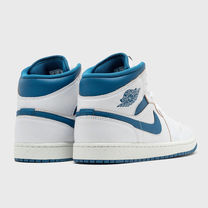 Air Jordan 1 Mid SE white/industrial blue-sail