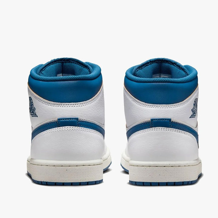 Air Jordan 1 Mid SE white/industrial blue-sail