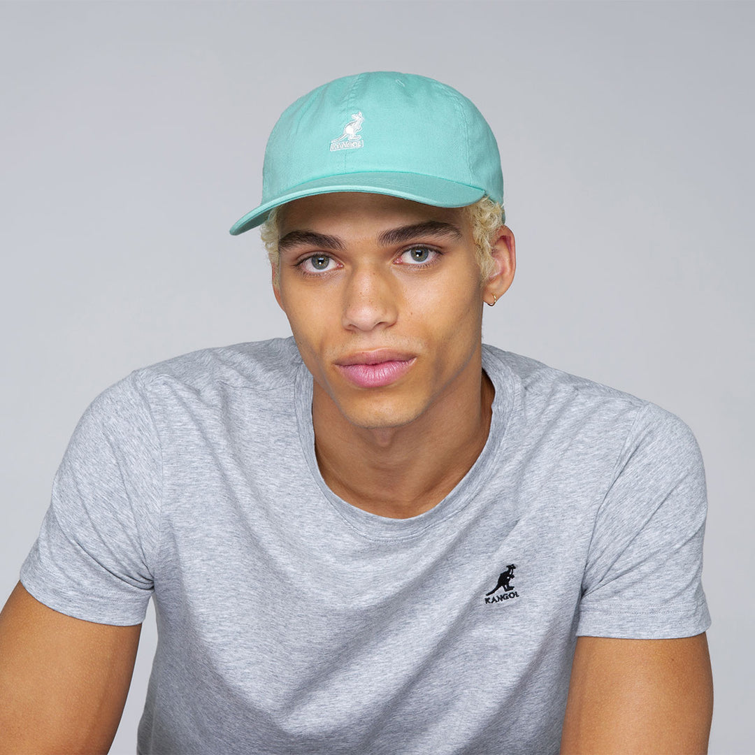 Kangol Washed Baseball cap blue tint - Shop-Tetuan