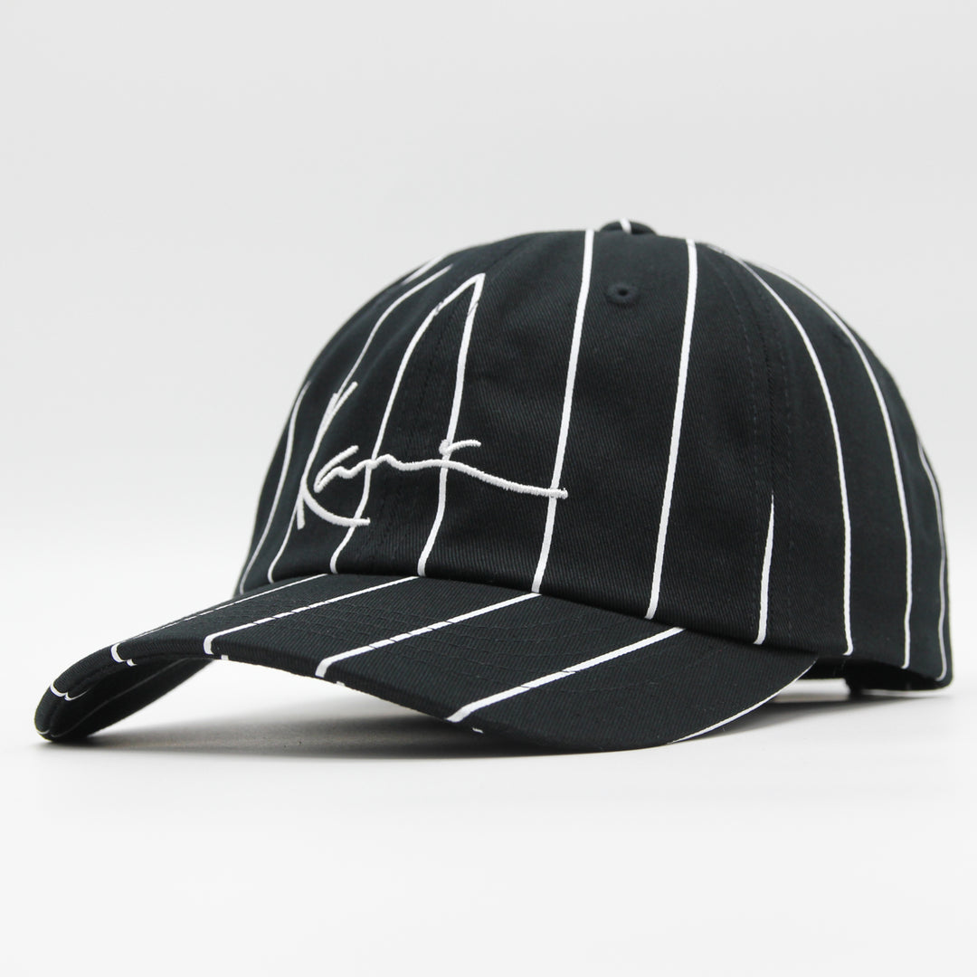 Karl Kani Signature Pinstripe cap black/white - Shop-Tetuan