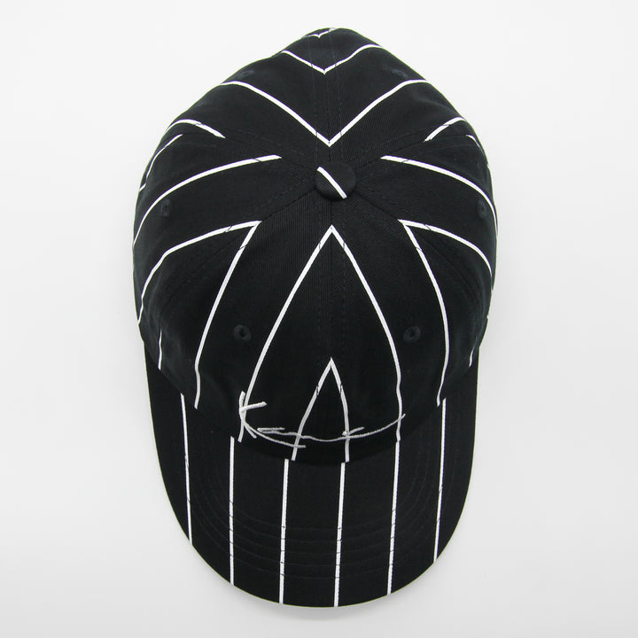 Karl Kani Signature Pinstripe cap black/white - Shop-Tetuan