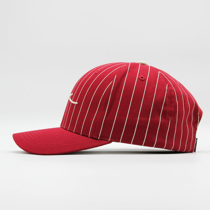 Karl Kani Signature Ziczac Pinstripe cap red - Shop-Tetuan