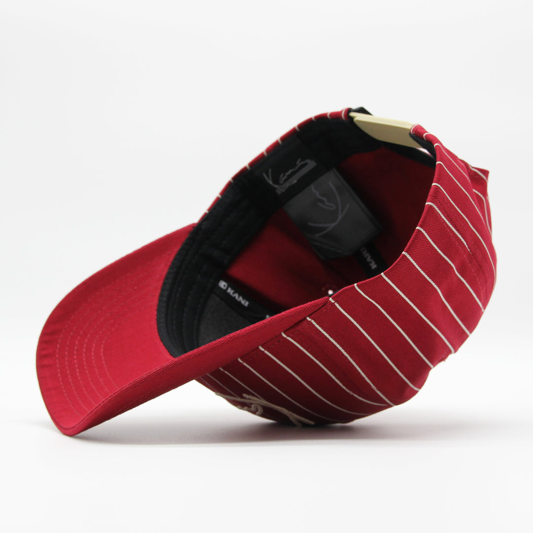 Karl Kani Signature Ziczac Pinstripe cap red - Shop-Tetuan