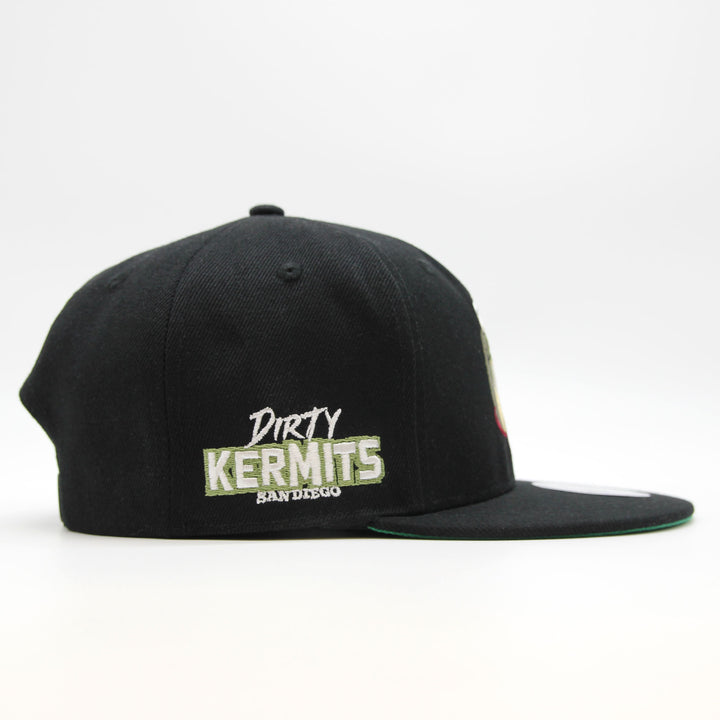 Naughty League San Diego Dirty Kermits snapback black - Shop-Tetuan