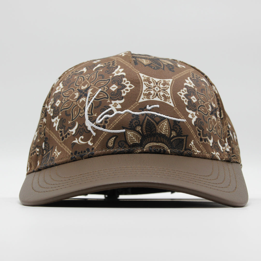 Karl Kani Signature Paisley Cap brown - Shop-Tetuan