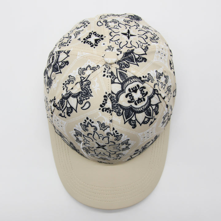 Karl Kani Signature Paisley Cap off white - Shop-Tetuan