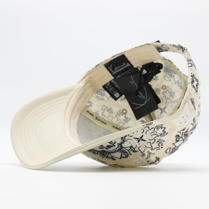 Karl Kani Signature Paisley Cap off white - Shop-Tetuan